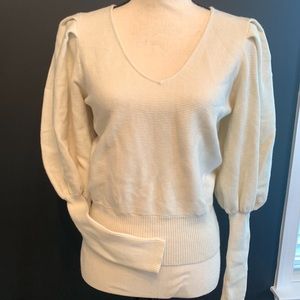 Ivory colored Express sweater